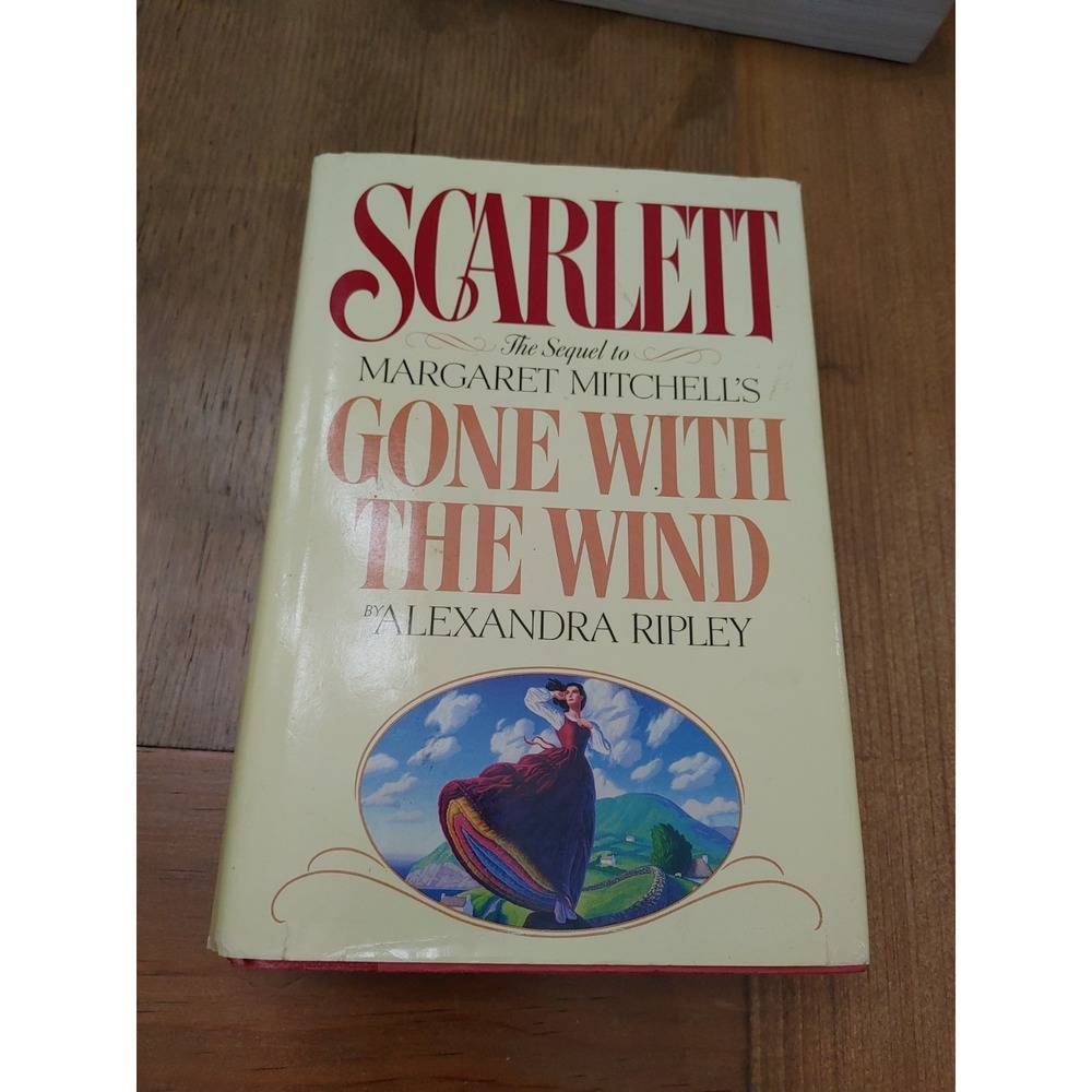 Vtg SCARLETT Alexandra Ripley Sequel GONE WITH THE WIND Hardcover EUC